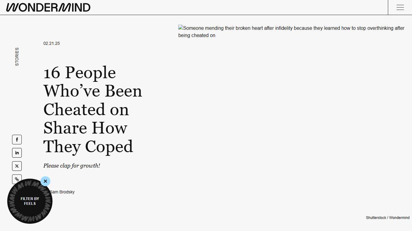 How to Stop Overthinking After Being Cheated On - Wondermind